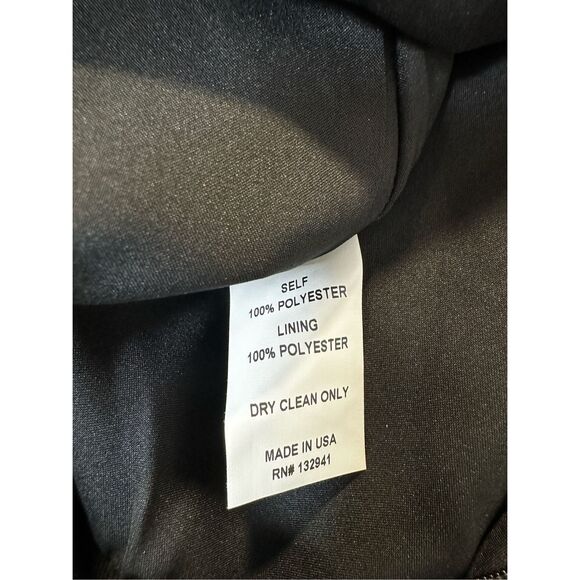 NWT AMANDA UPRICHARD Soiree Dress in Black & Ivory Size XS $260 - Picture 9 of 9